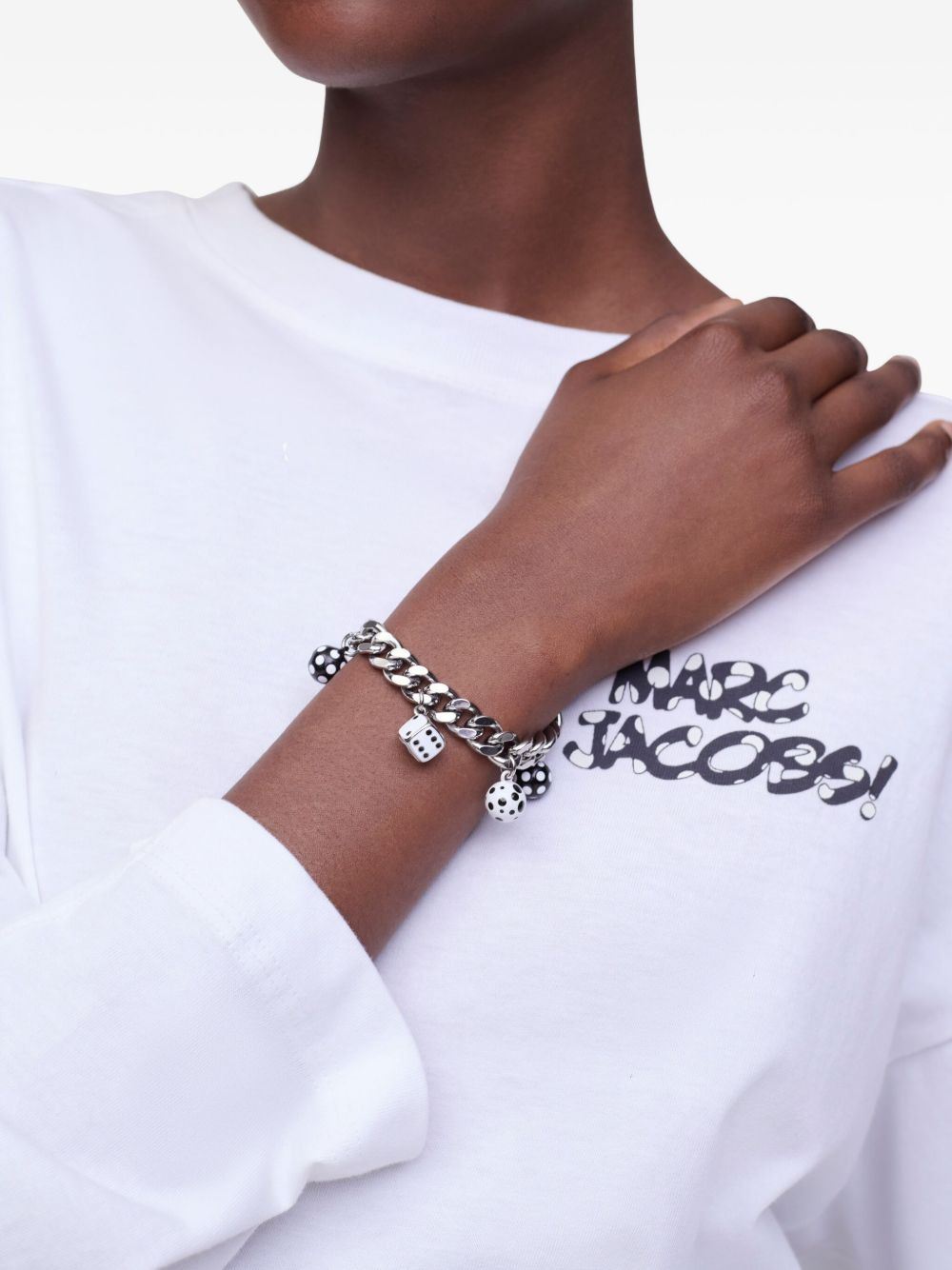 X Derrick Adams Dice Charm bracelet - 2