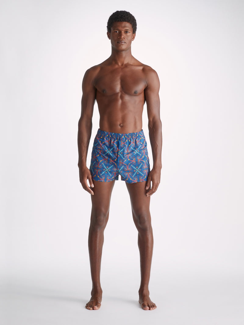 Men's Modern Fit Boxers Ledbury 64 Cotton Batiste Multi - 3