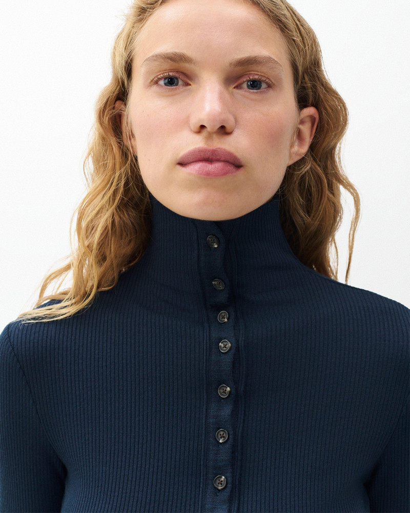 The Knit Ribbed Buttoned Cardigan 6