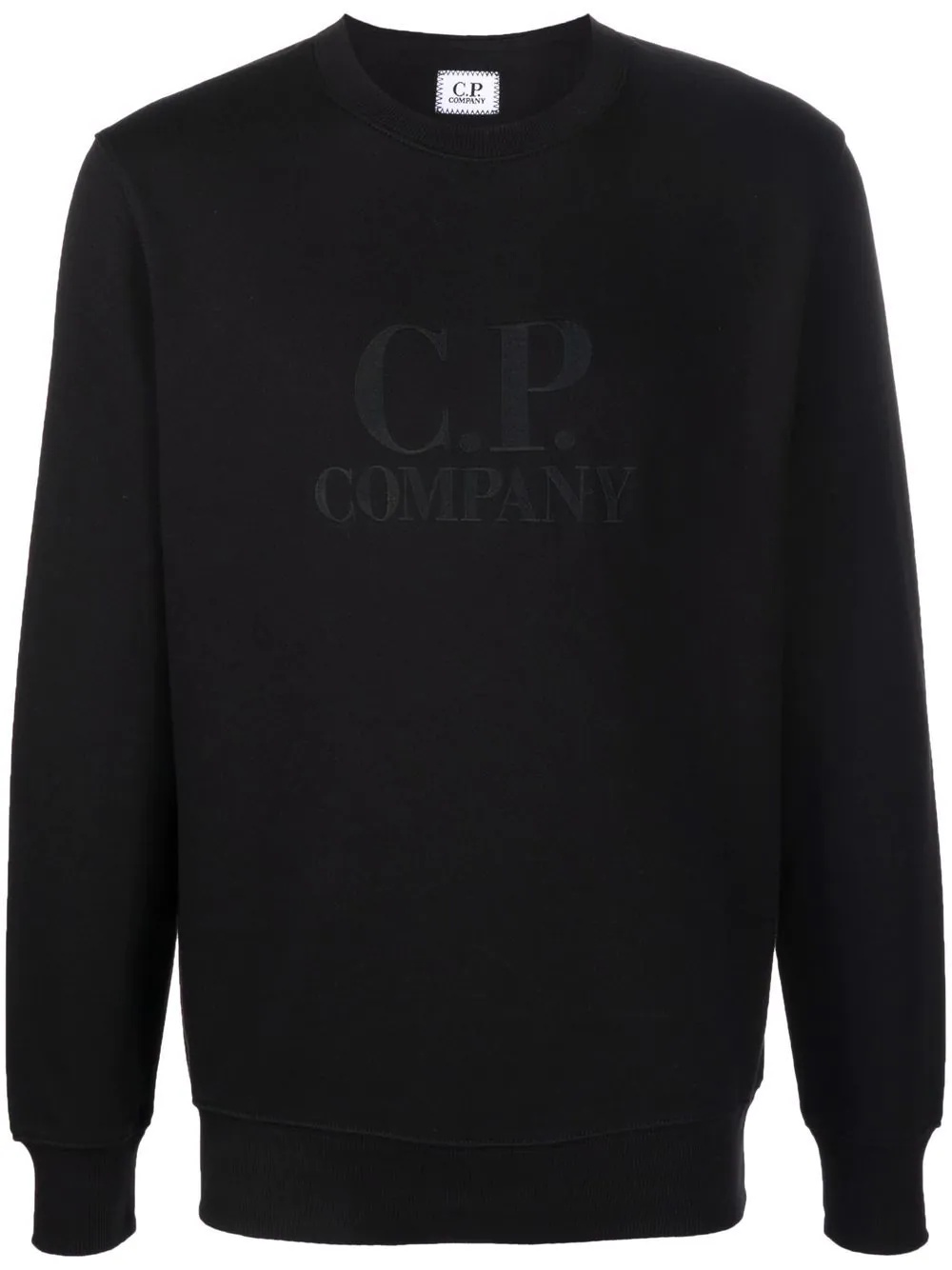 logo-embroidered cotton sweatshirt - 1