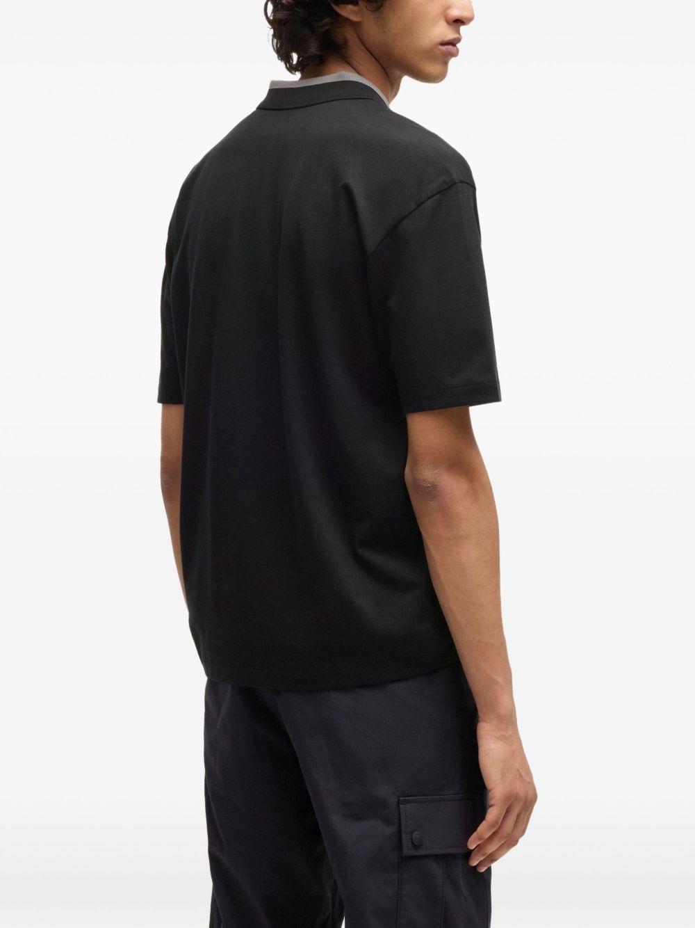 x RB logo appliqué polo shirt - 4