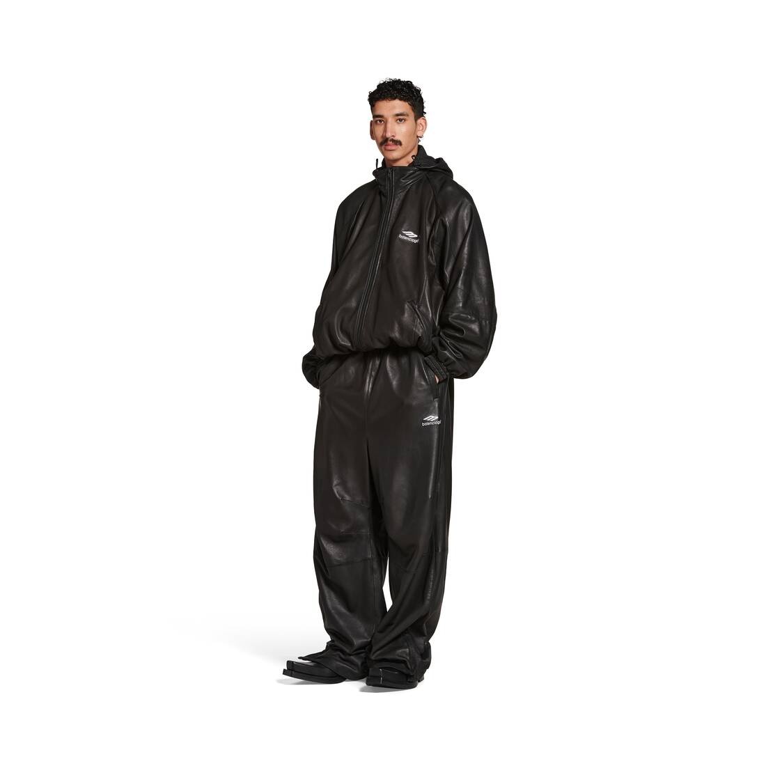 BALENCIAGA 3b Sports Icon Tracksuit Pants in Black | REVERSIBLE