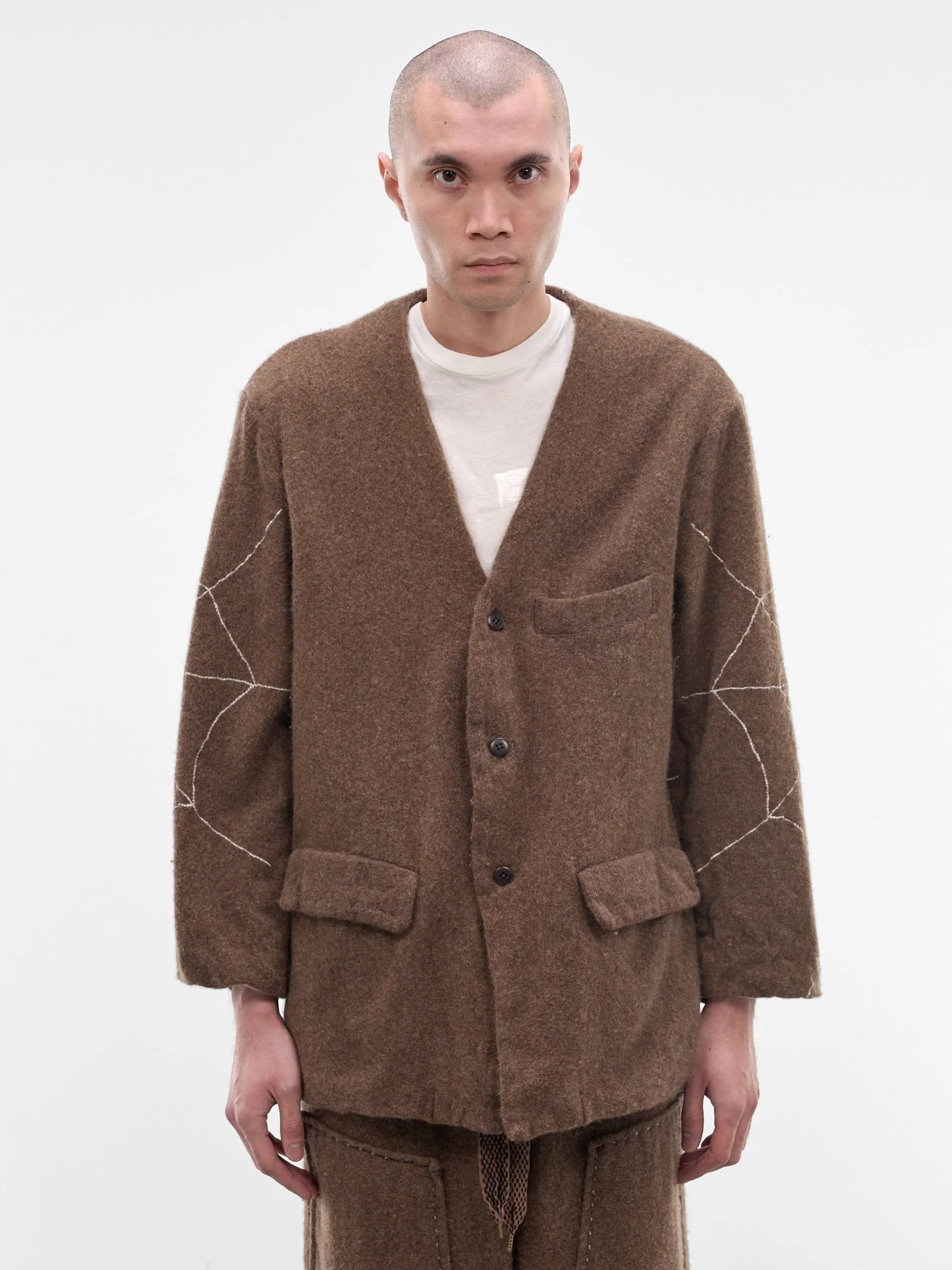 Brown Wool Casa Jacket - 1