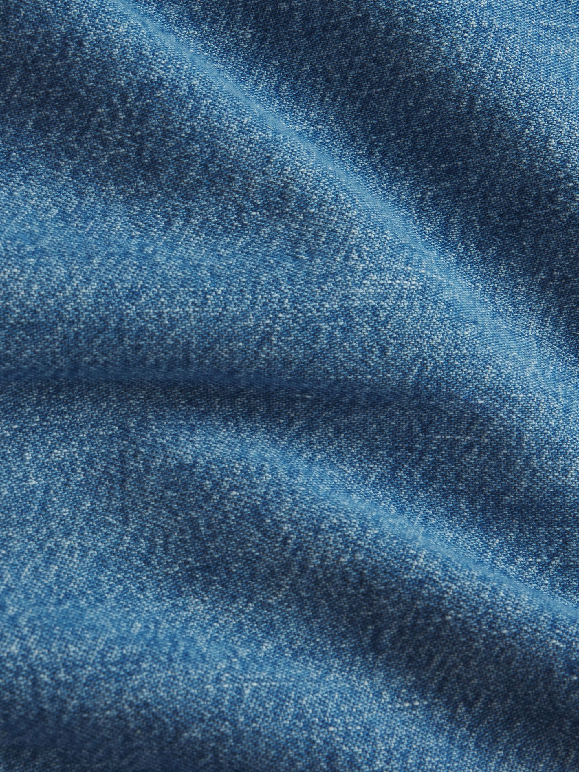 Ritz Embroidery Denim Shirt in District - 5