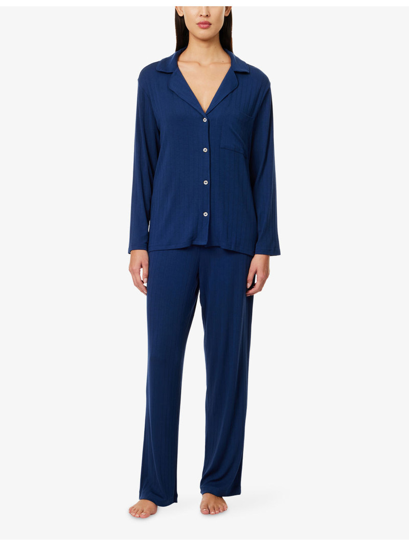 eberjey Gisele Ribbed Stretch-Woven Pyjama Set outlook