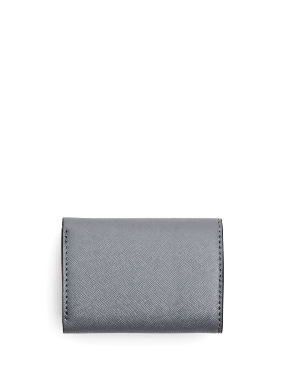 logo-plaque leather wallet - 2