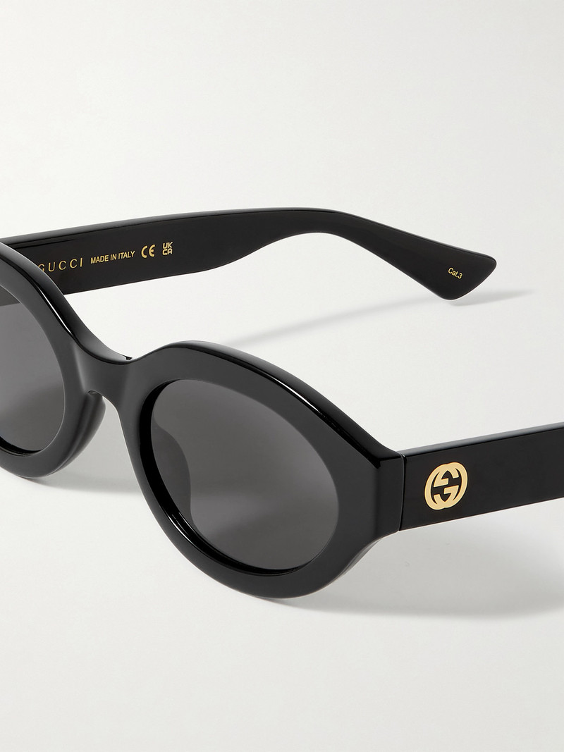 Oval-frame Acetate Sunglasses 4