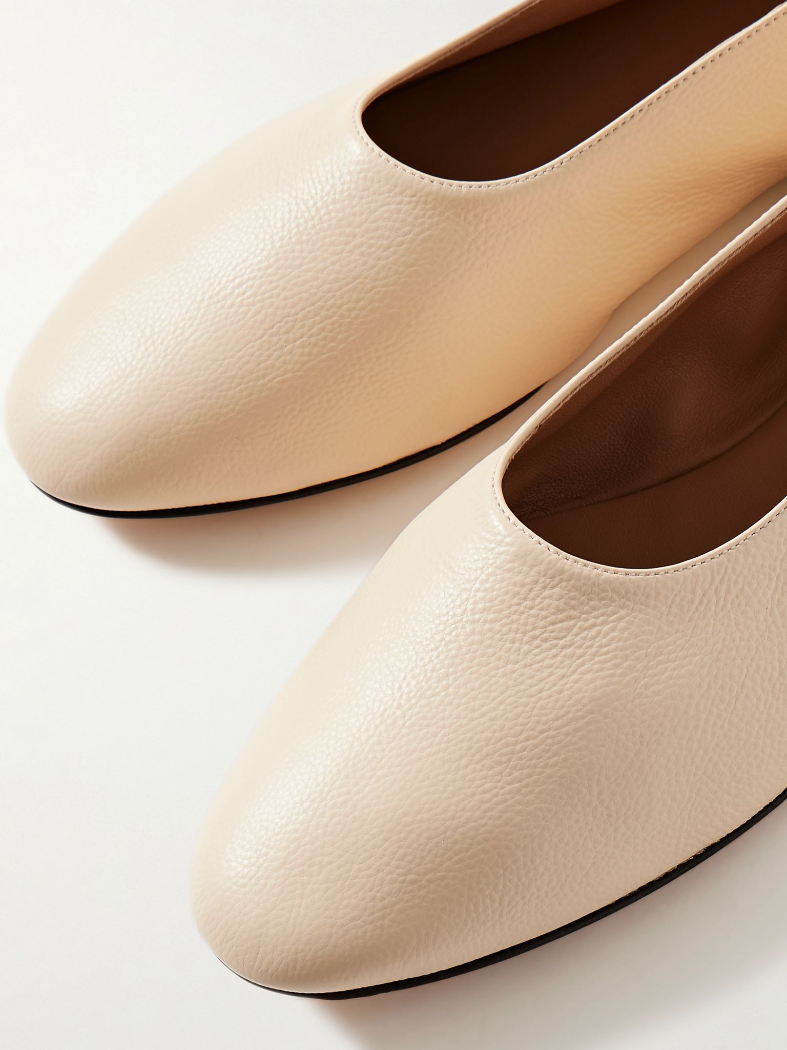 Awar leather ballet flats Cream - 4