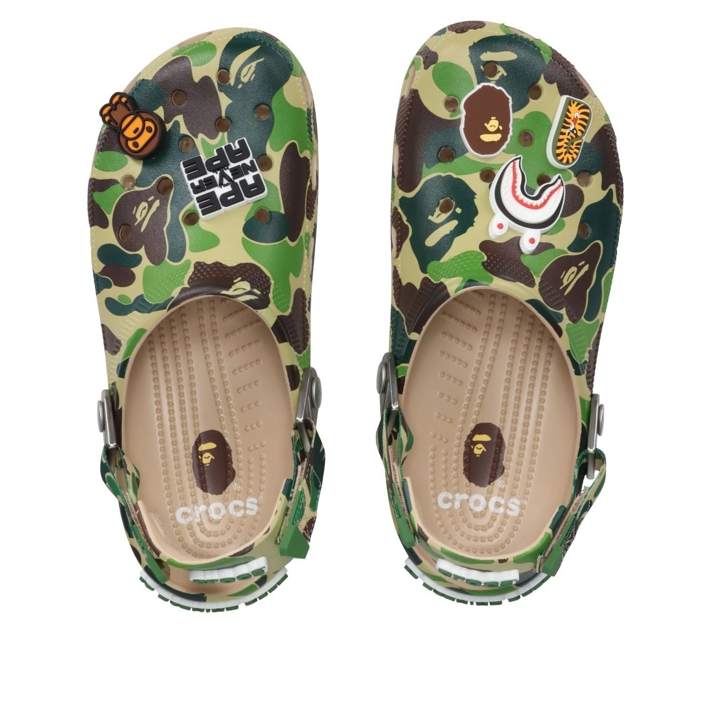 Crocs x A Bathing Ape Clog 'Chai' 209627-212 - 4