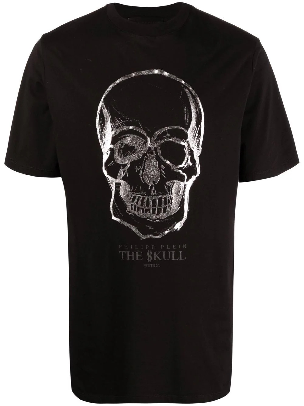 skull-print cotton T-shirt - 1