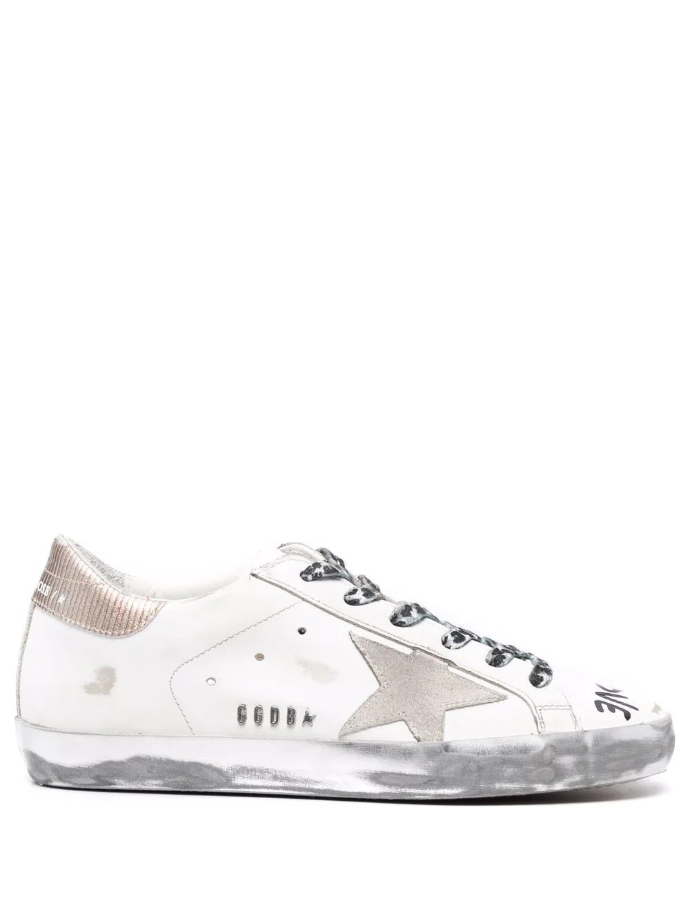 Super-Star Love print sneakers - 1