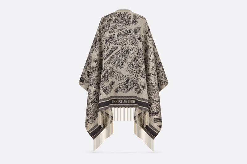 Dior Plan de Paris Poncho outlook