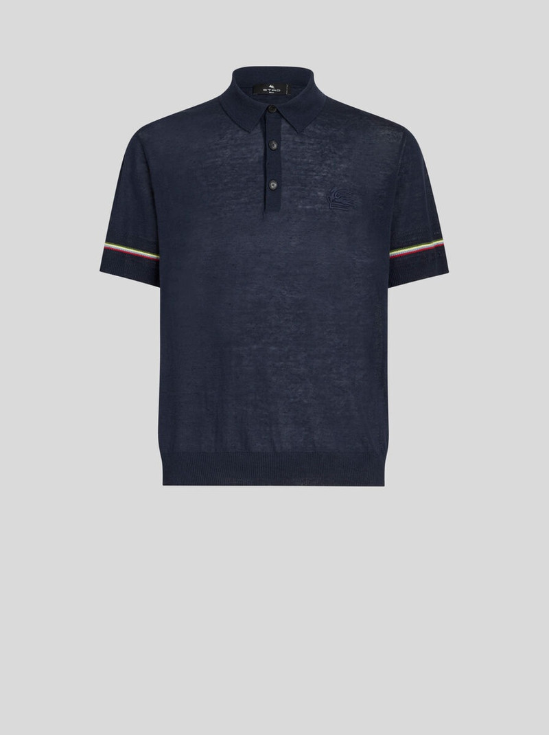 LINEN AND COTTON POLO SHIRT 1