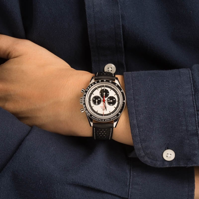 Omega Speedmaster Anniversary Series Steel on Leather - 5