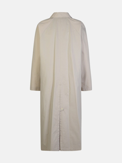 A.P.C. 'GAIA' ivory cotton trench coat outlook