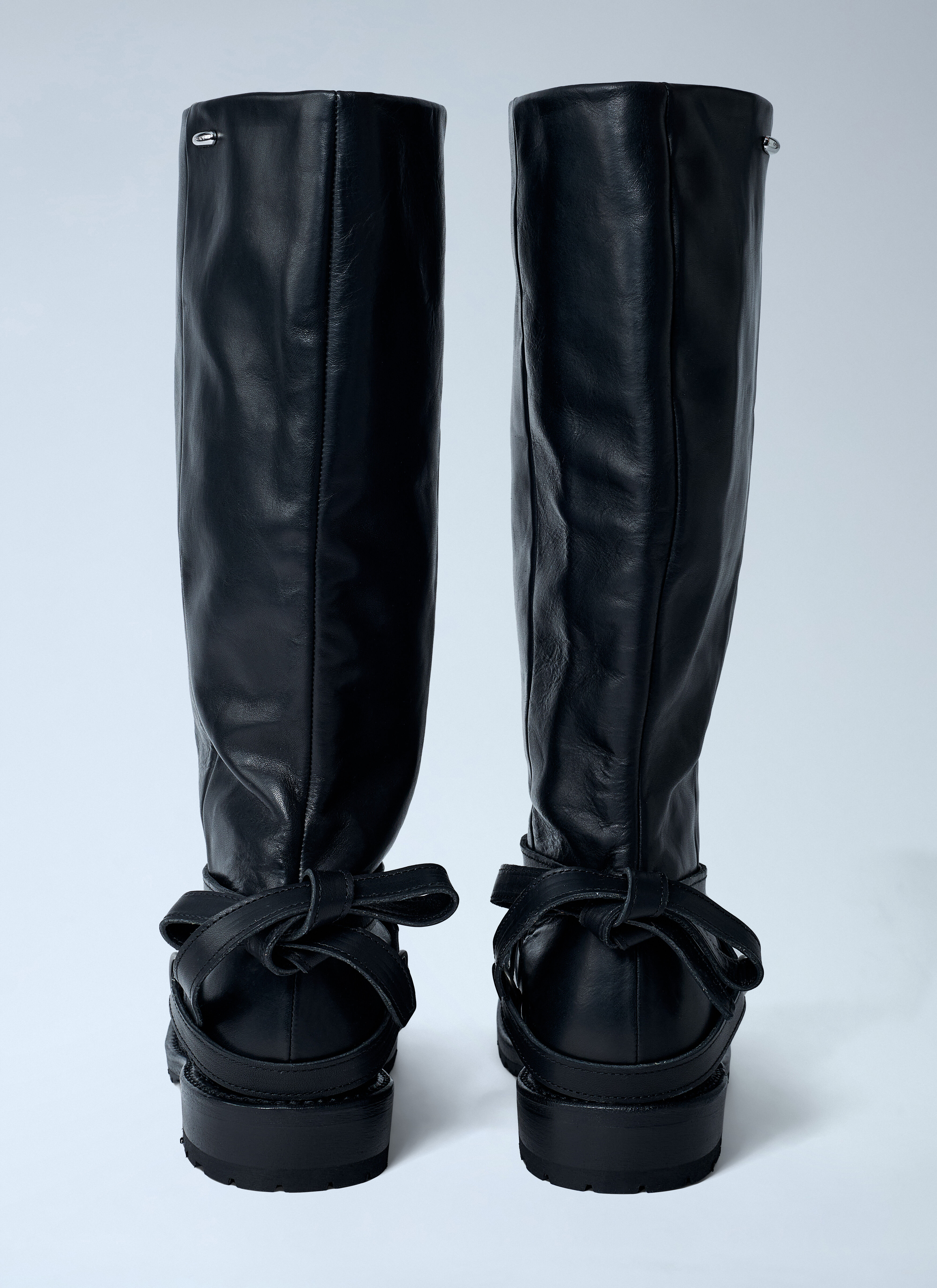 High Engine Leather Boots - 5