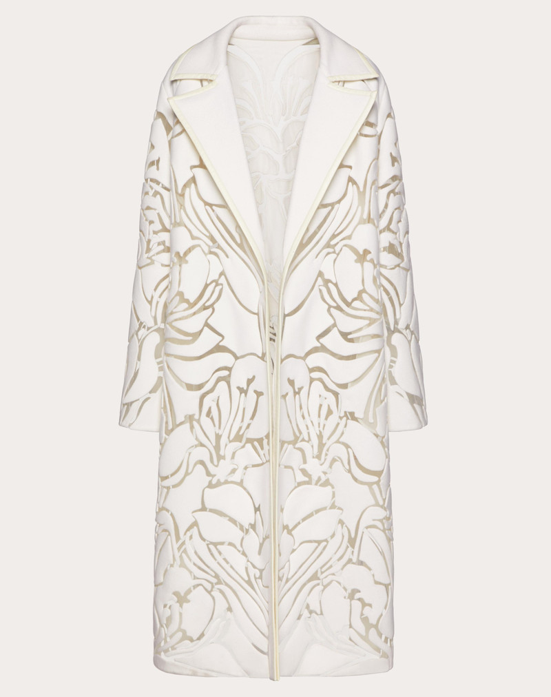 EMBROIDERED FELT COAT 1