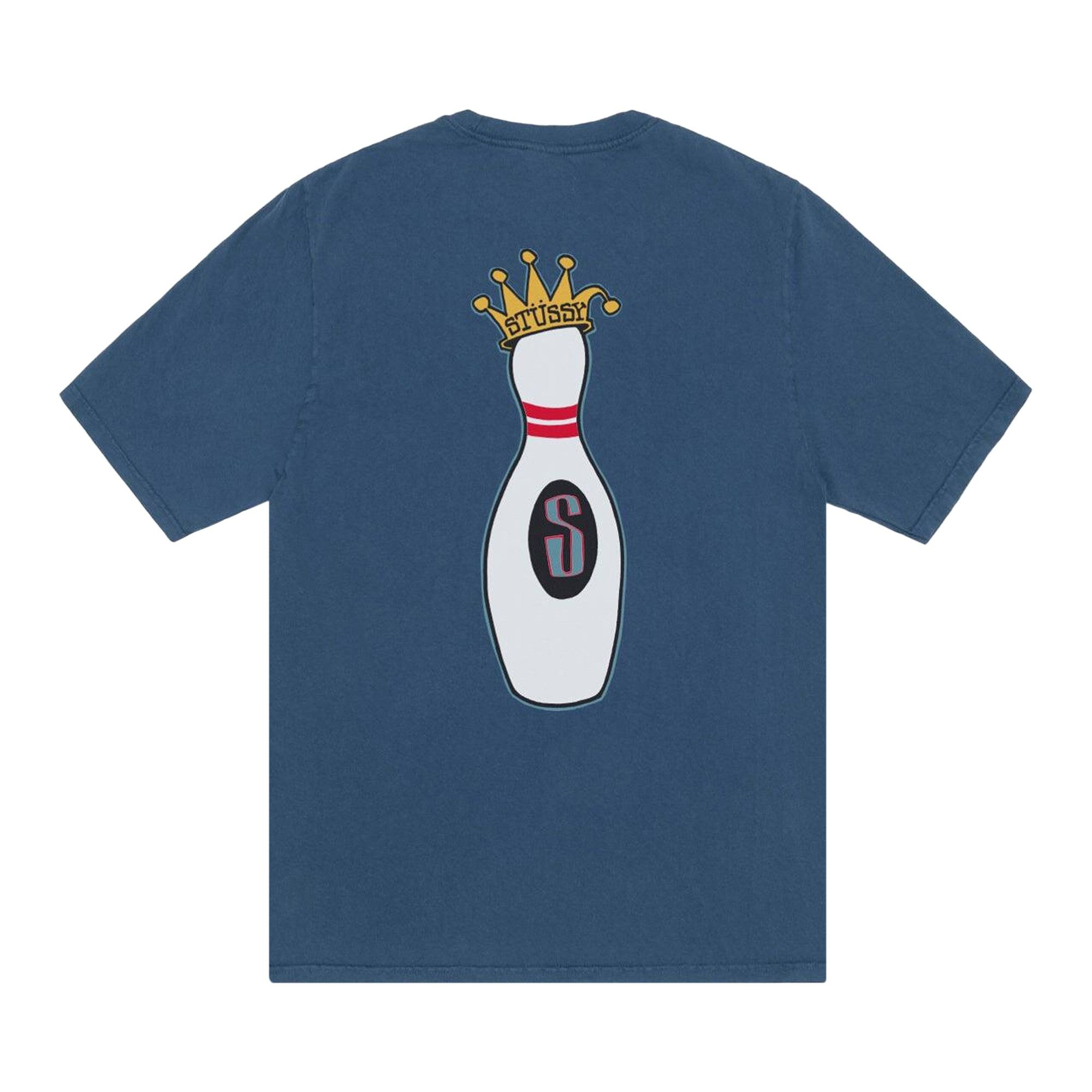 Stussy Pigment Dyed Kingpin Tee 'Navy' - 2