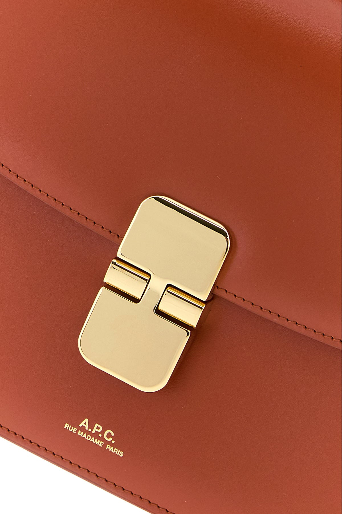 Brick leather small Grace crossbody bag - 4