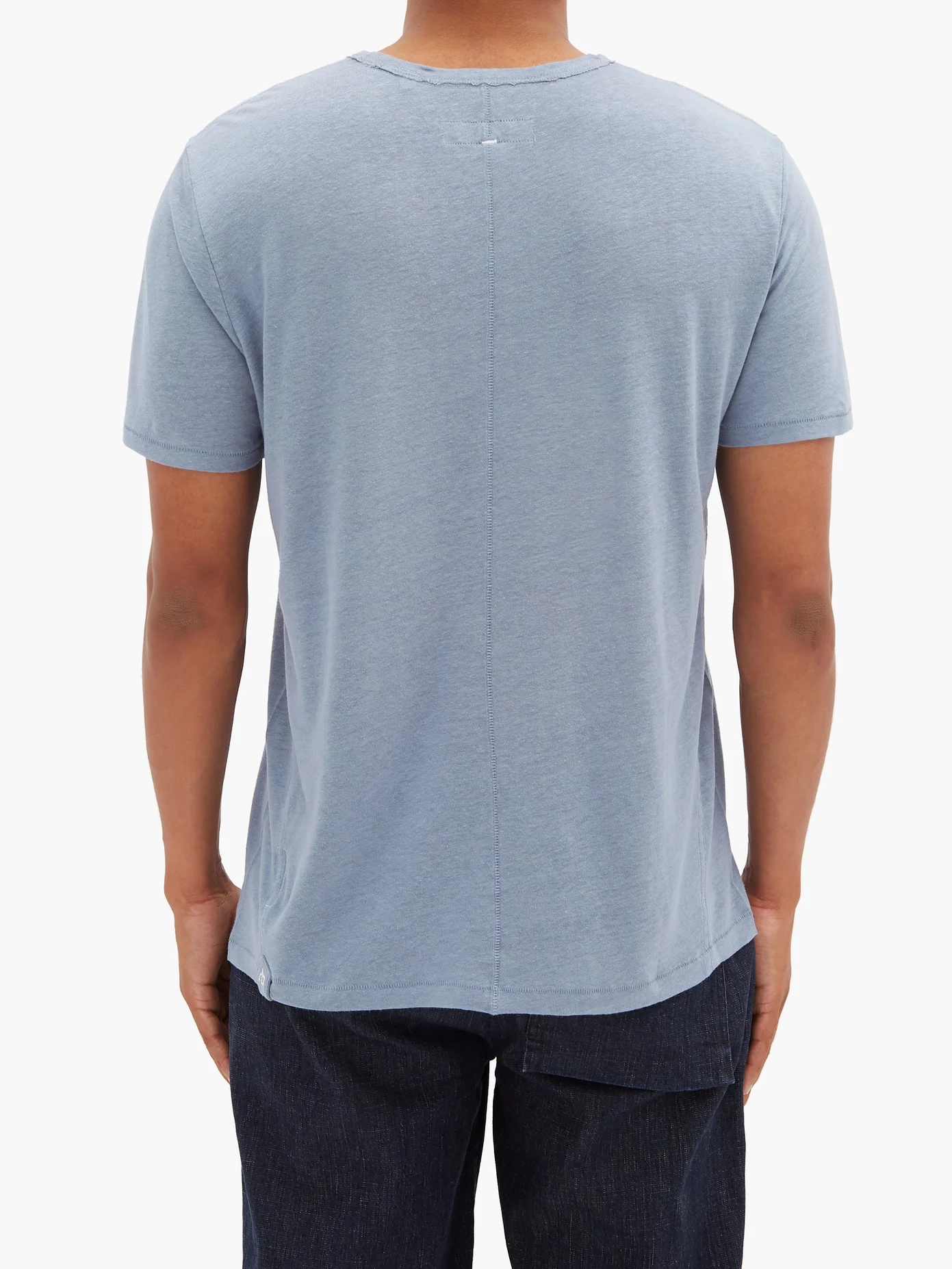 Air linen-blend jersey T-shirt - 5