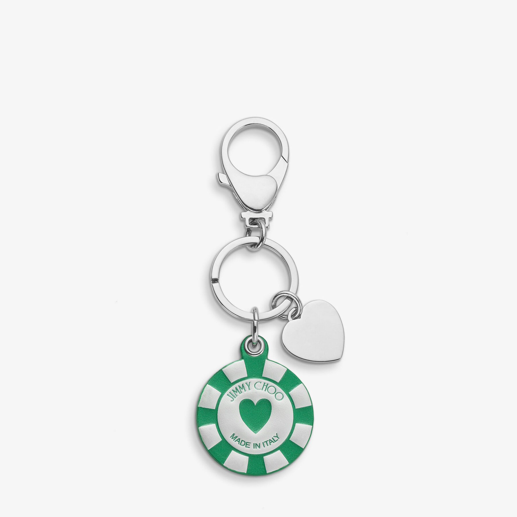 Casino Chip Charm
Green Leather Casino Chip Bag Charm - 3