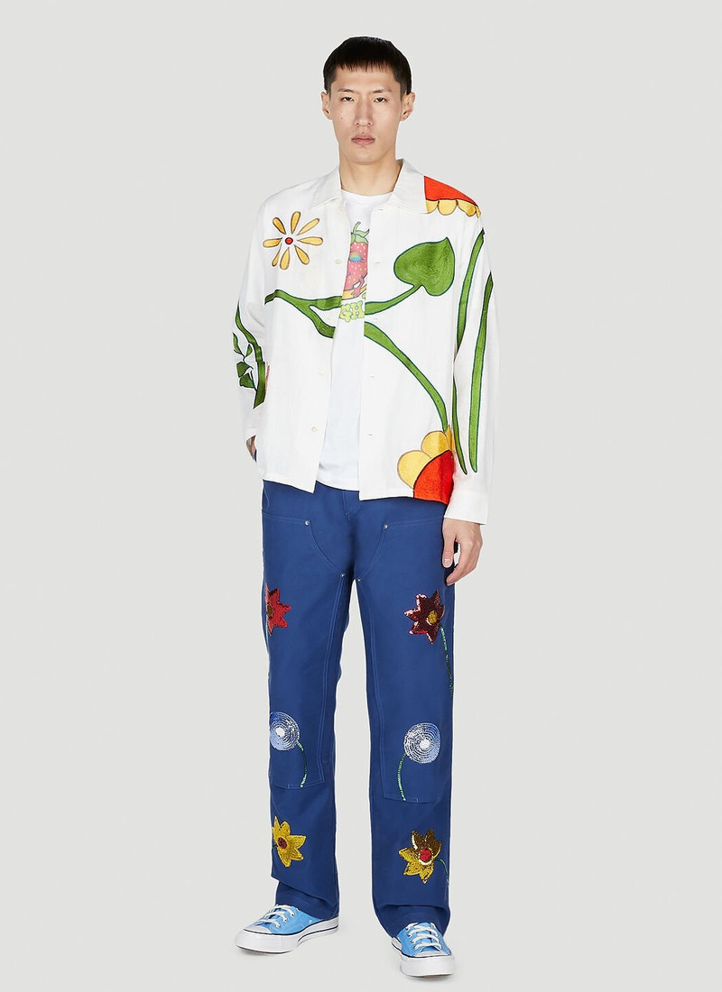 SKY HIGH FARM WORKWEAR Embroidered Cargo Pants outlook