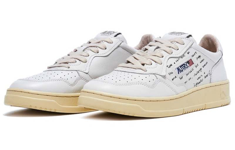 AUTRY Autry Medalist Low 'Written - White Black' AULM-WL01 outlook