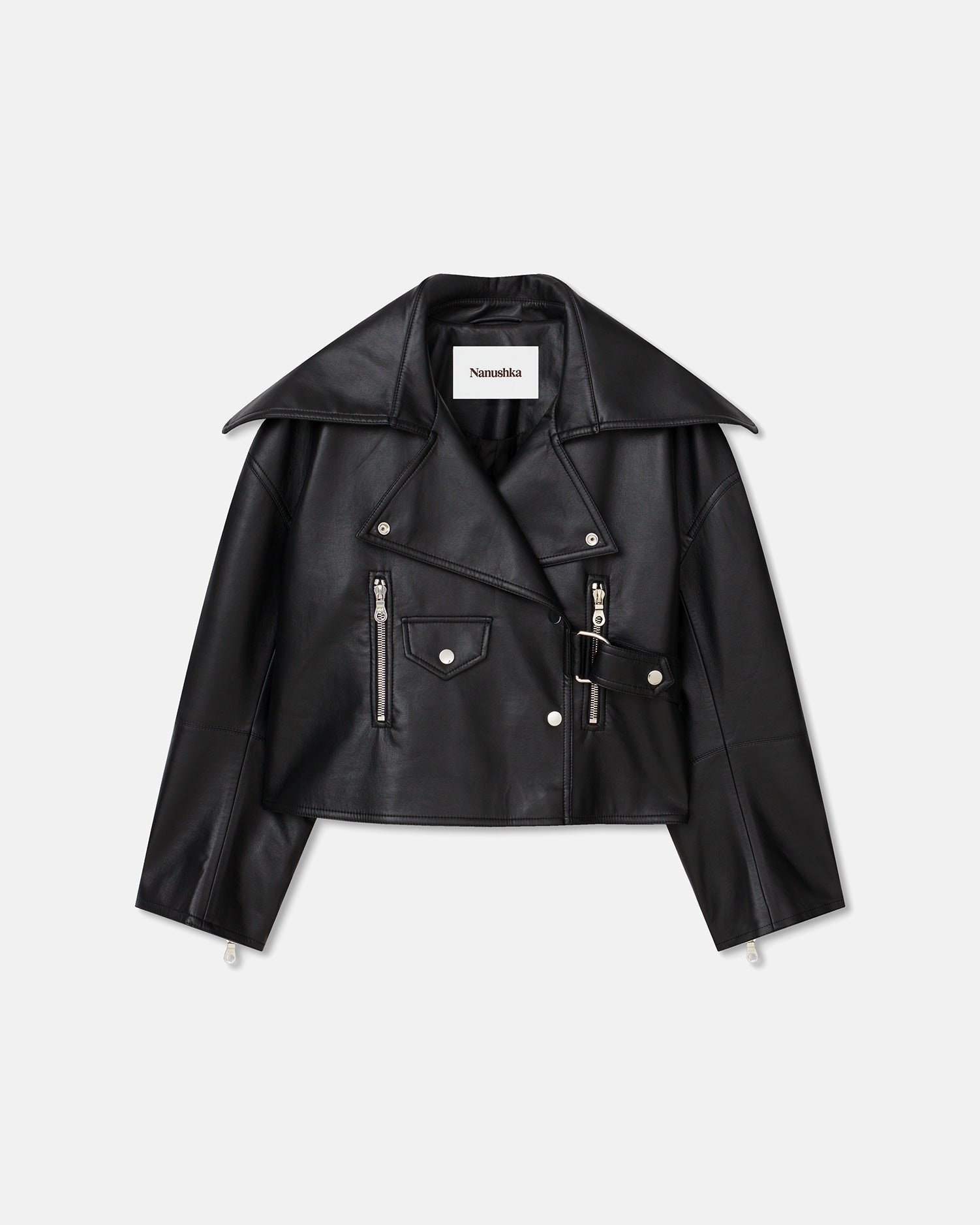 Regenerated Leather Jacket - 4