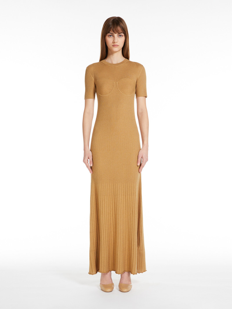 EUROPA Silk and cashmere dress 3