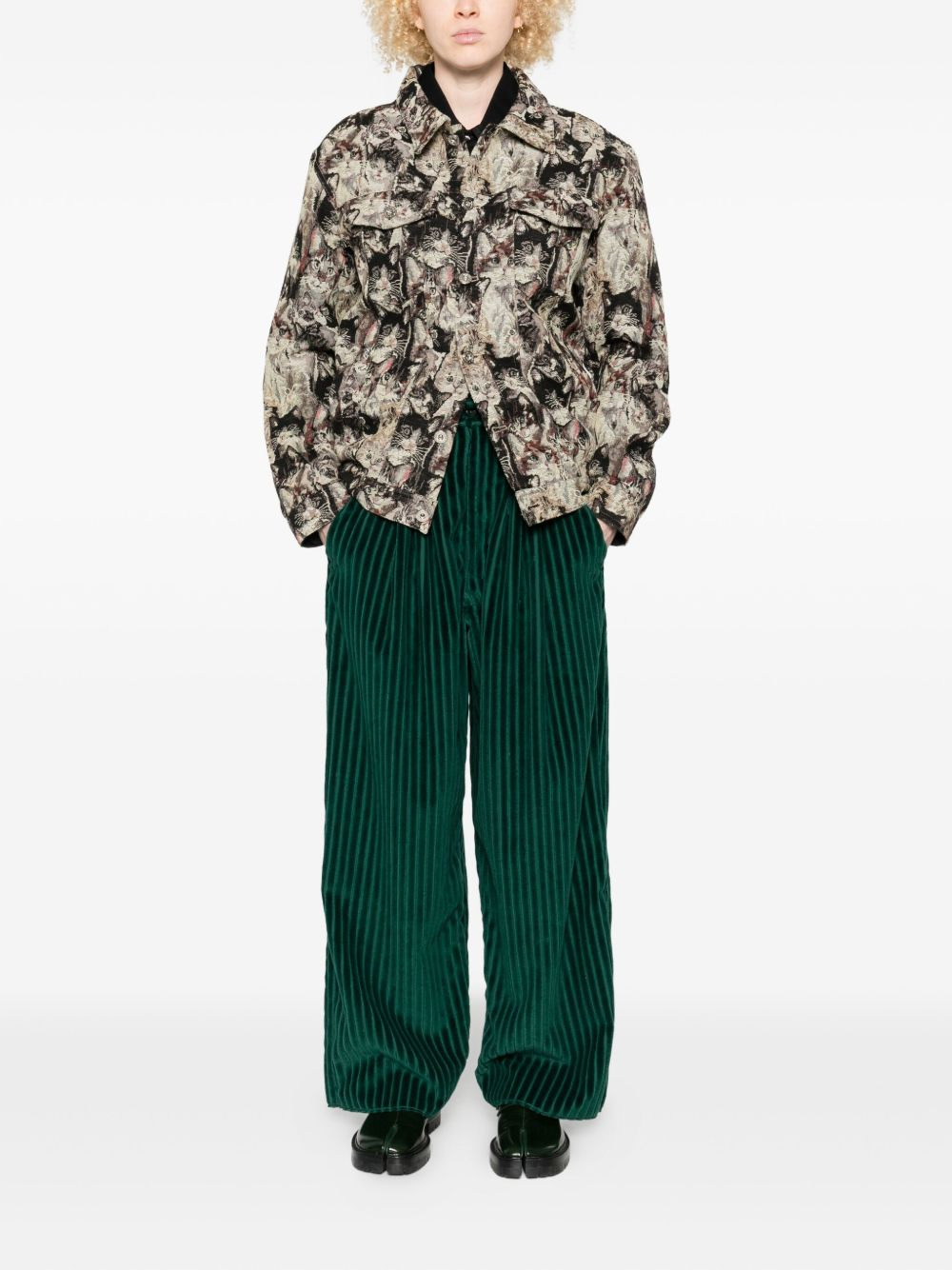 wide-leg trousers - 2