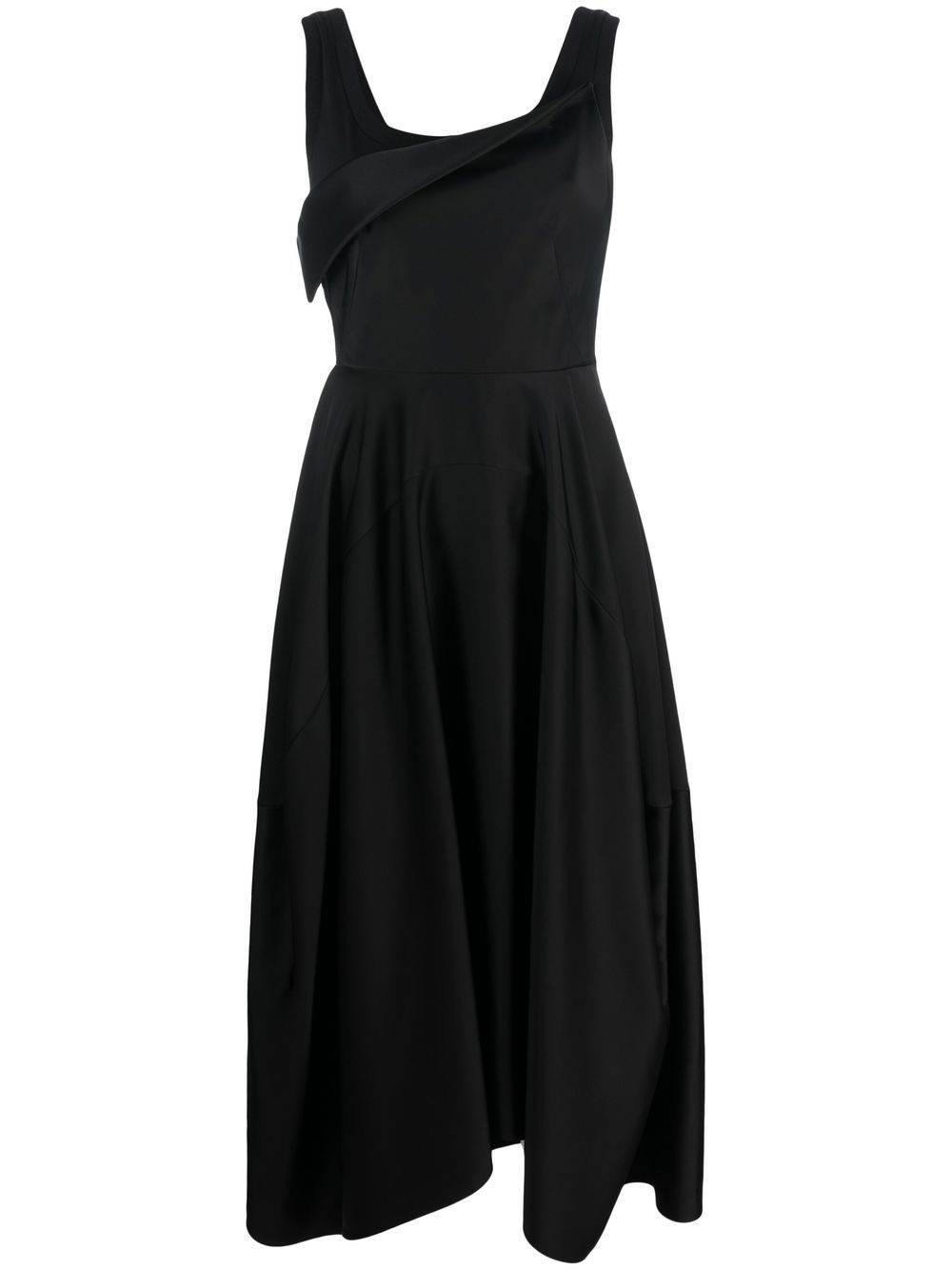 sleeveless pleated maxi dress - 1