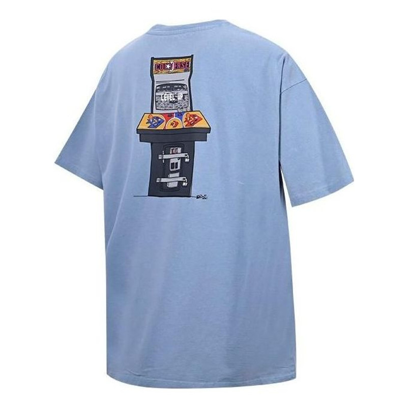 Converse Converse Level Up T-Shirt 'Light Blue' 10023462-A03 outlook