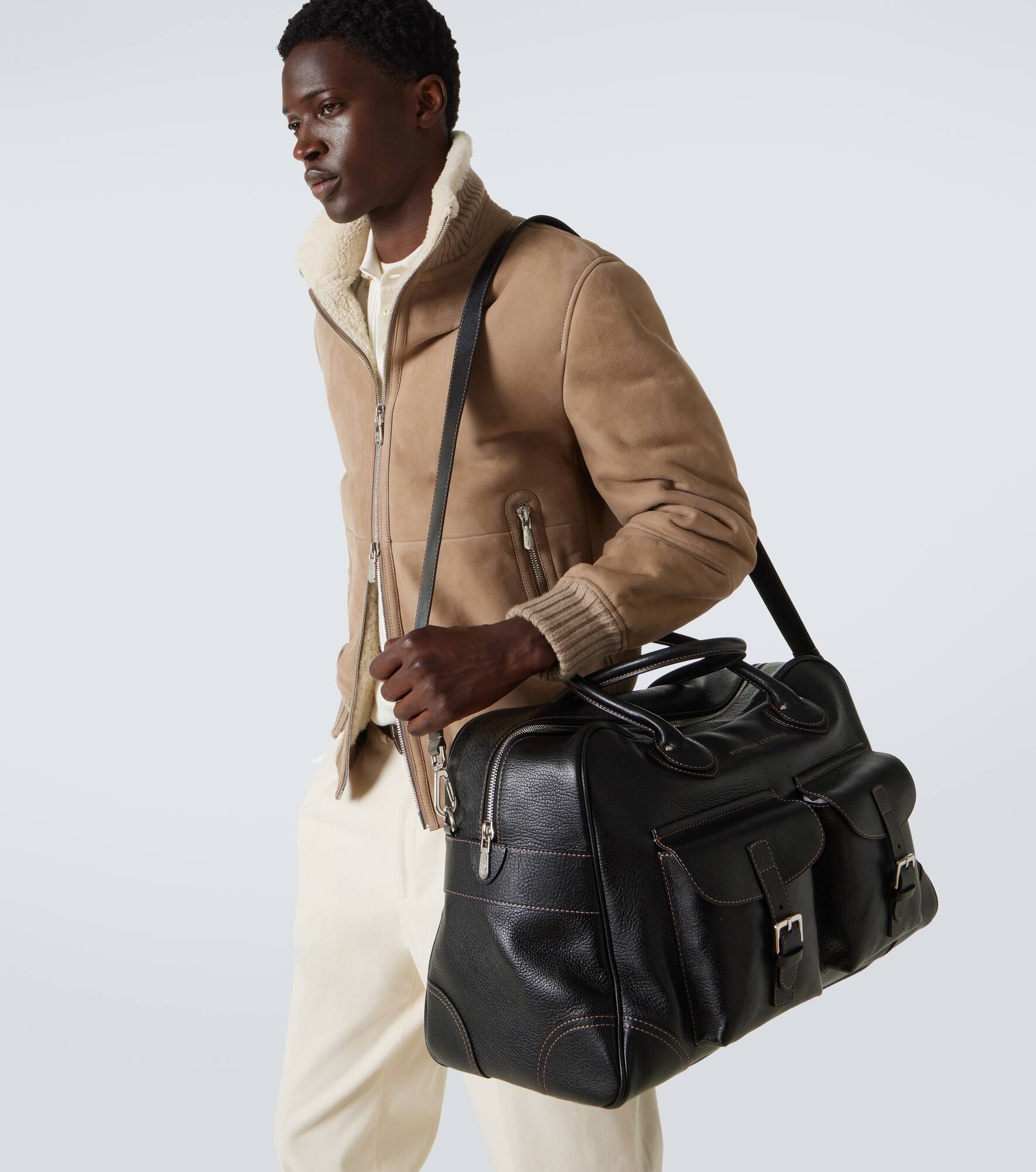 Leather duffel bag - 2