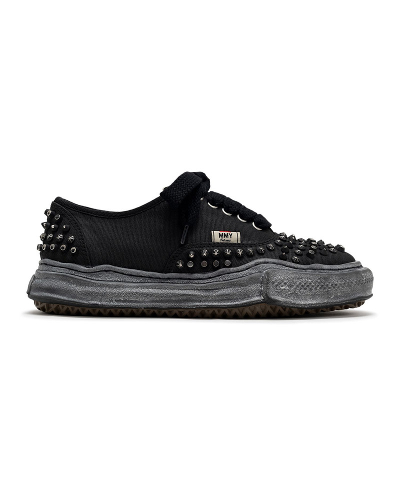 "BAKER" OG Sole Studded Canvas Low-top Sneaker 4