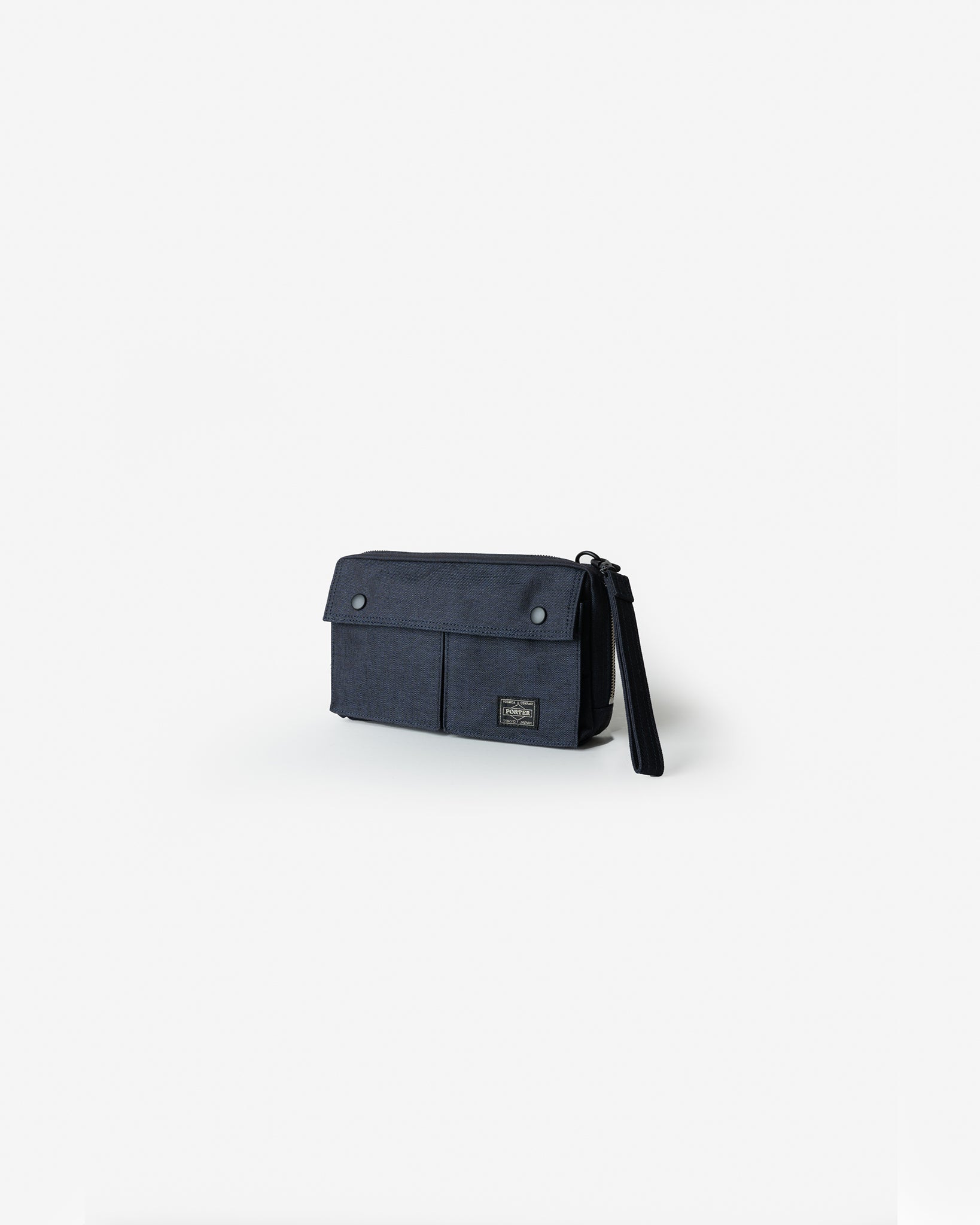 POR-SMO-SHL-NAV Porter - Yoshida & Co. - Smokey 2Way Shoulder Bag - Navy Blue - 1