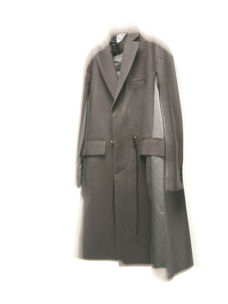 sacai Wool Melton Coat outlook