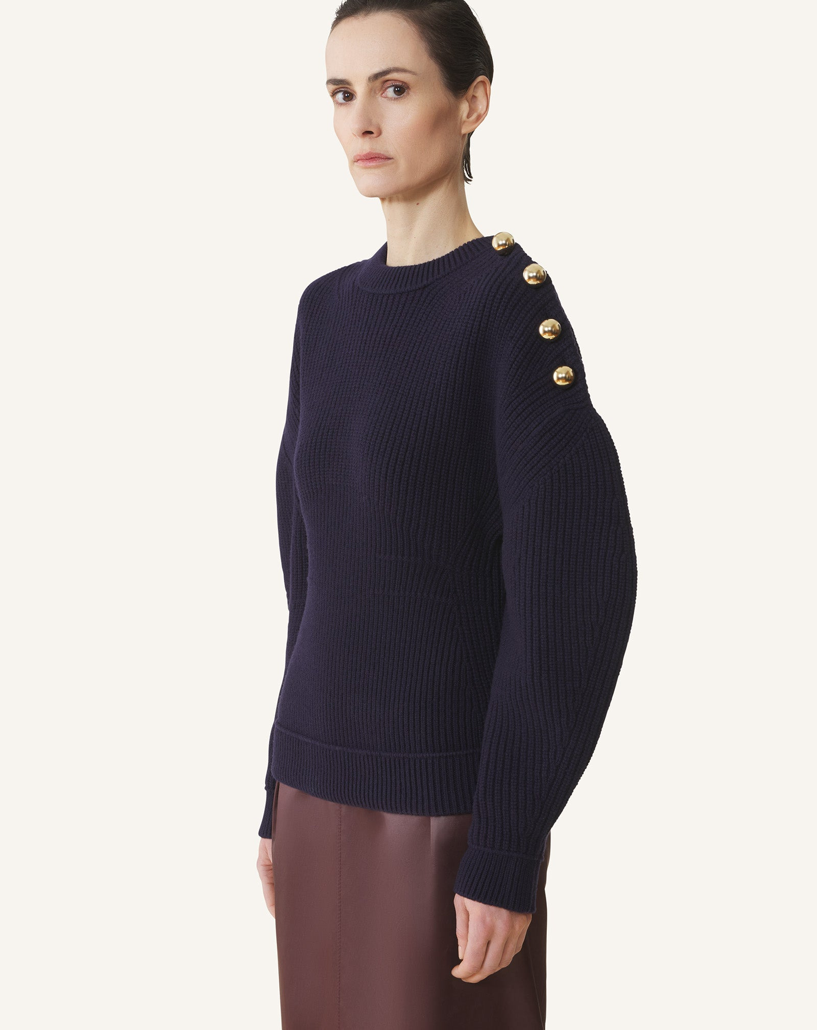 WOOL RIBBED SWEATER - 3