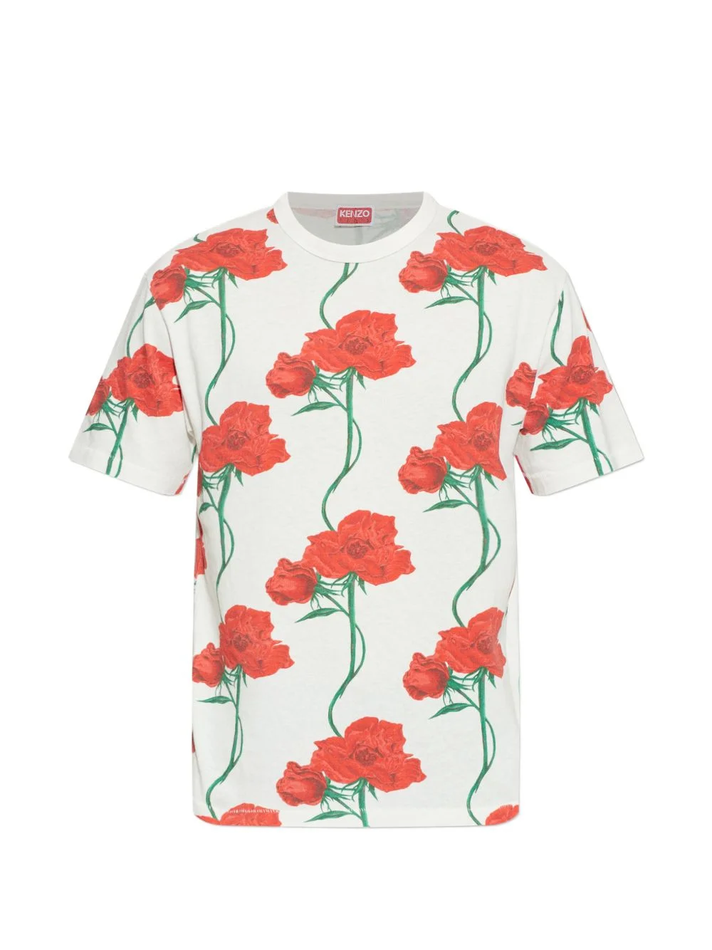 floral print t-shirt - 1