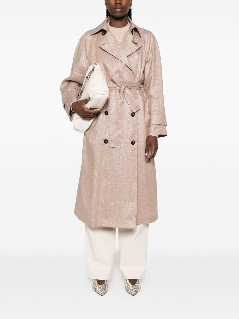 Brunello Cucinelli double-breasted coat outlook