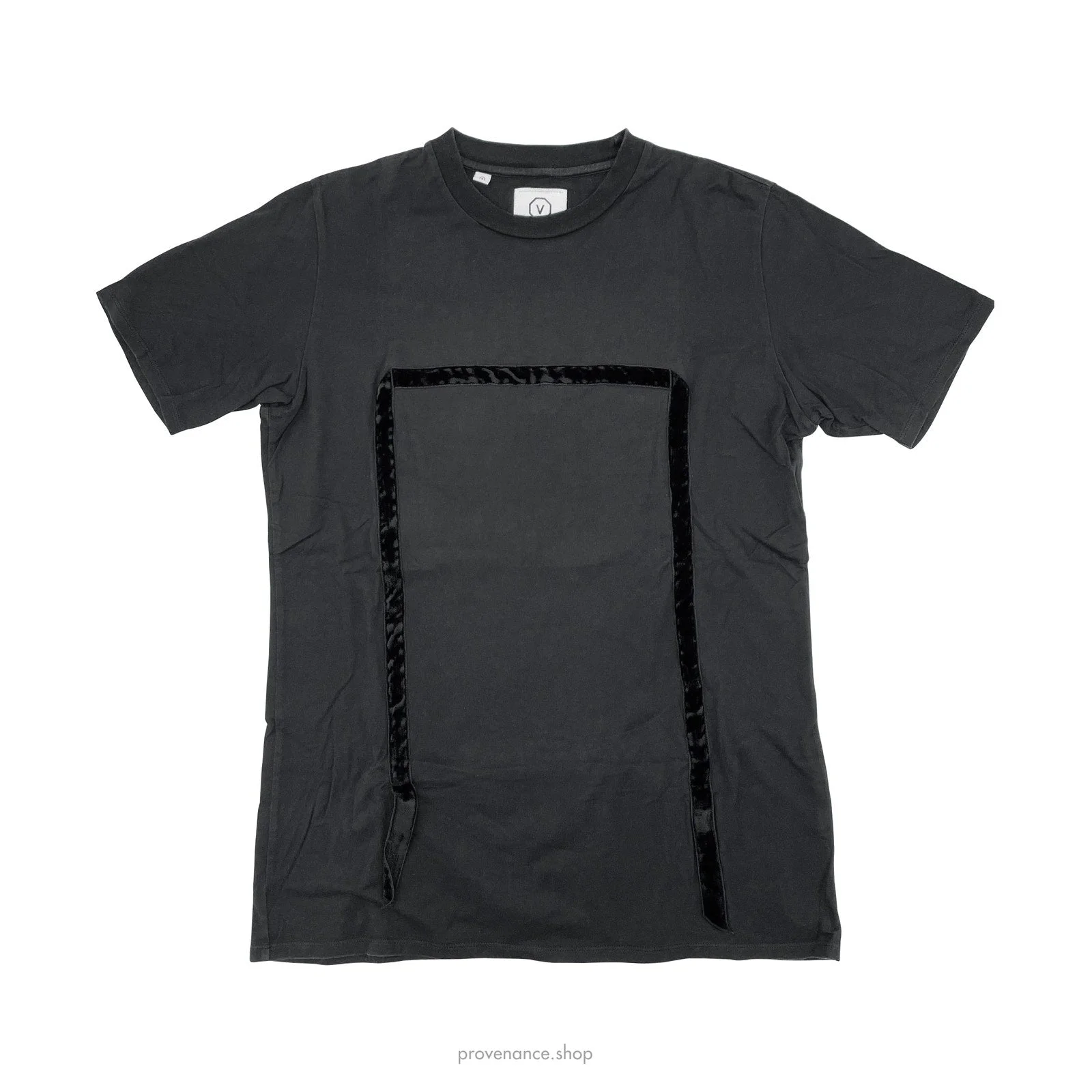 Visvim Velour Detail T-Shirt - Black - 1