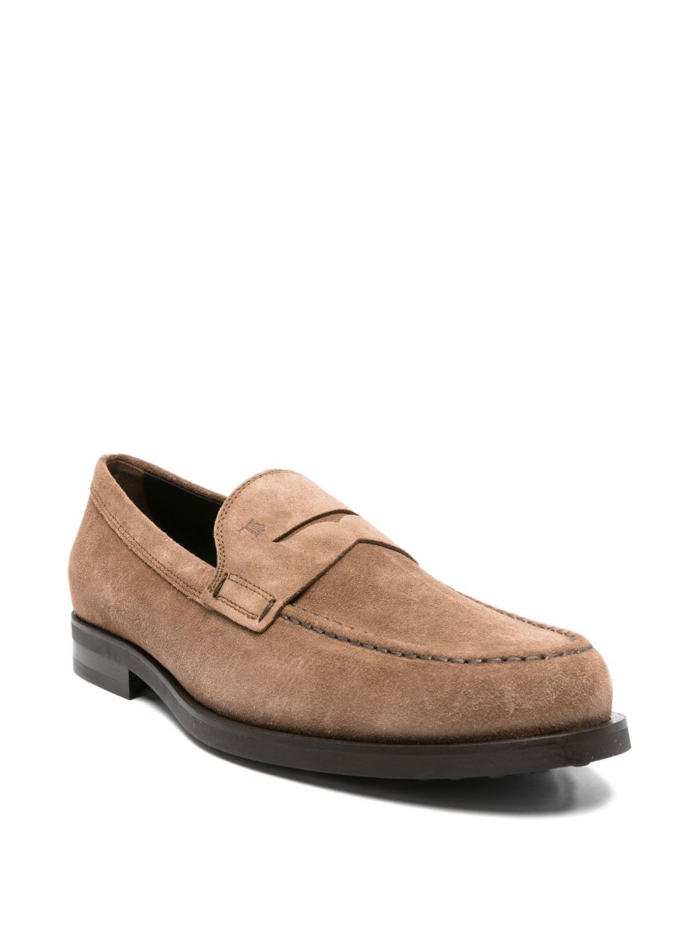 suede penny loafers - 2