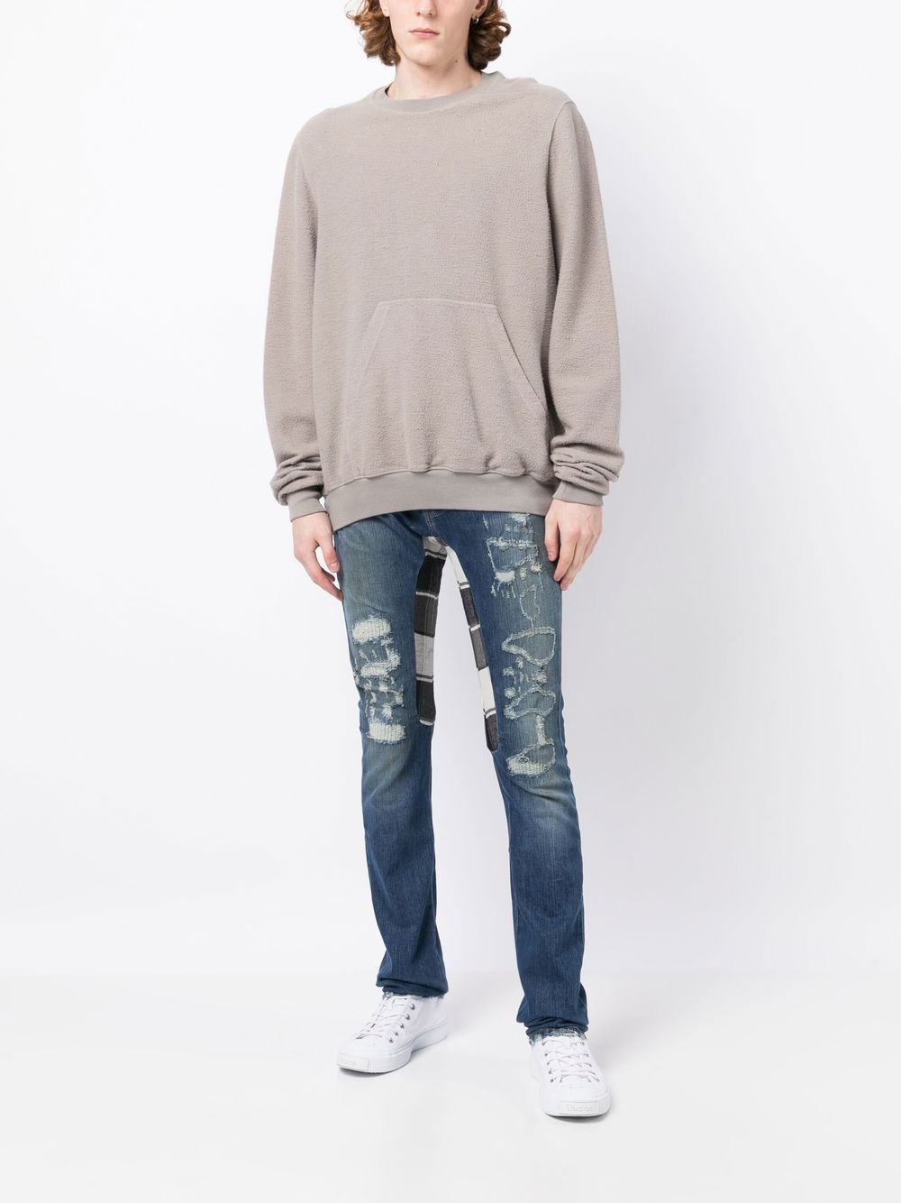 distressed skinny jeans - 2