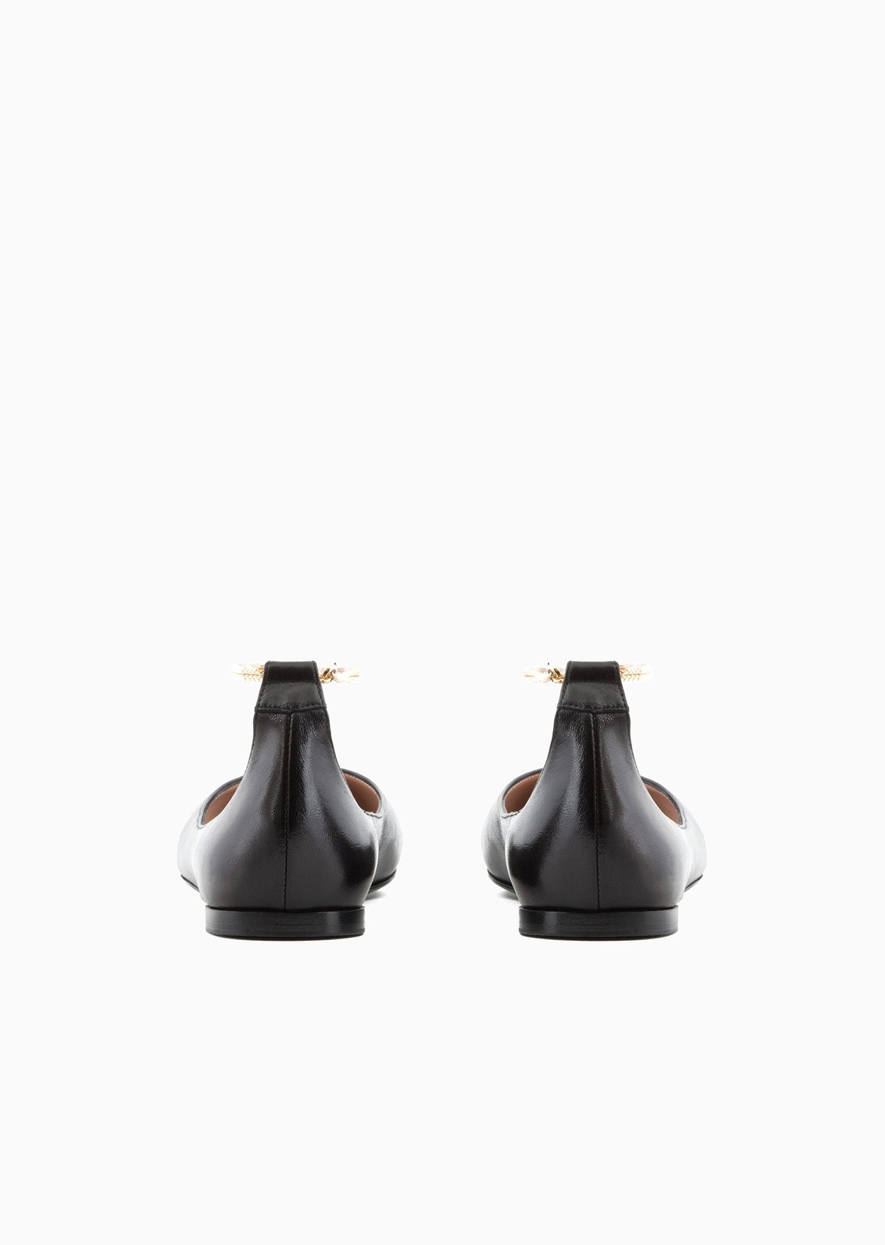 Nappa-leather ballerinas with strap - 3