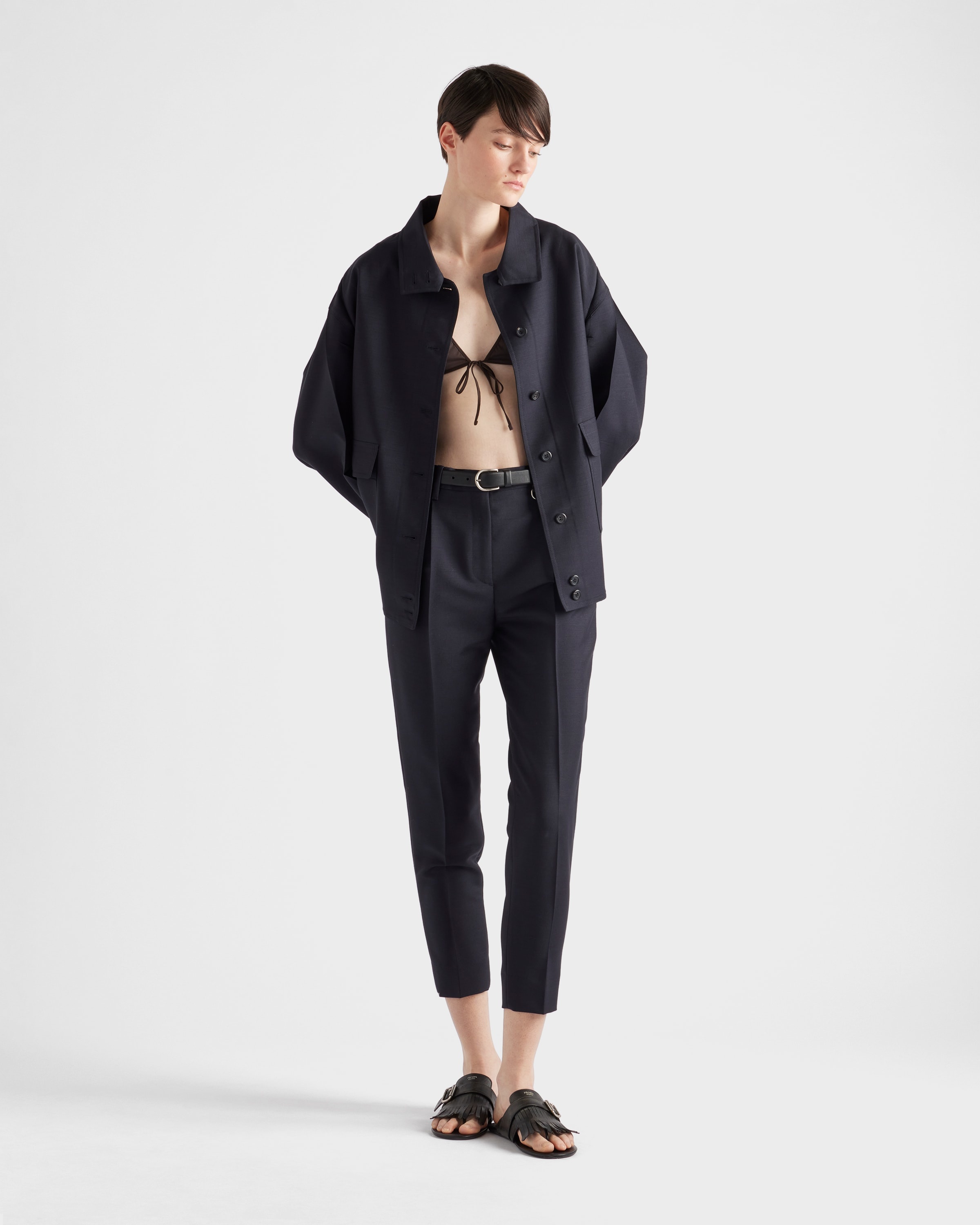 Kid mohair pants - 2