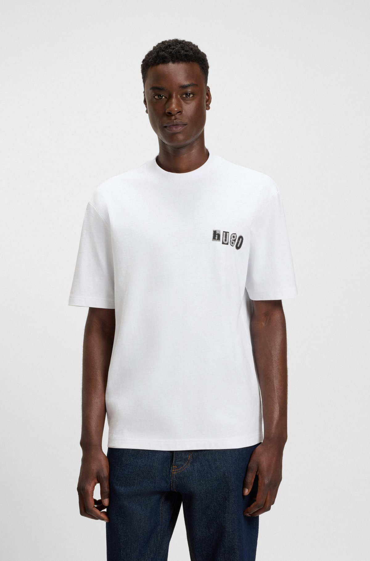 COTTON T-SHIRT WITH LOGO ARTWORK - 2