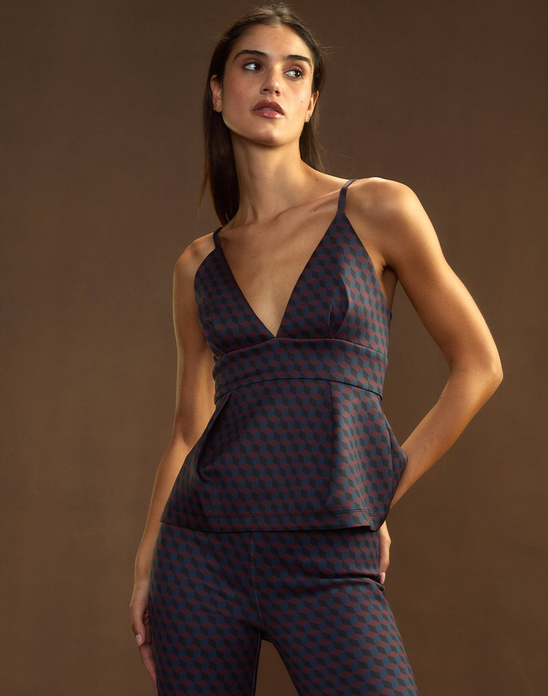 CYNTHIA ROWLEY Rho Bonded Top outlook