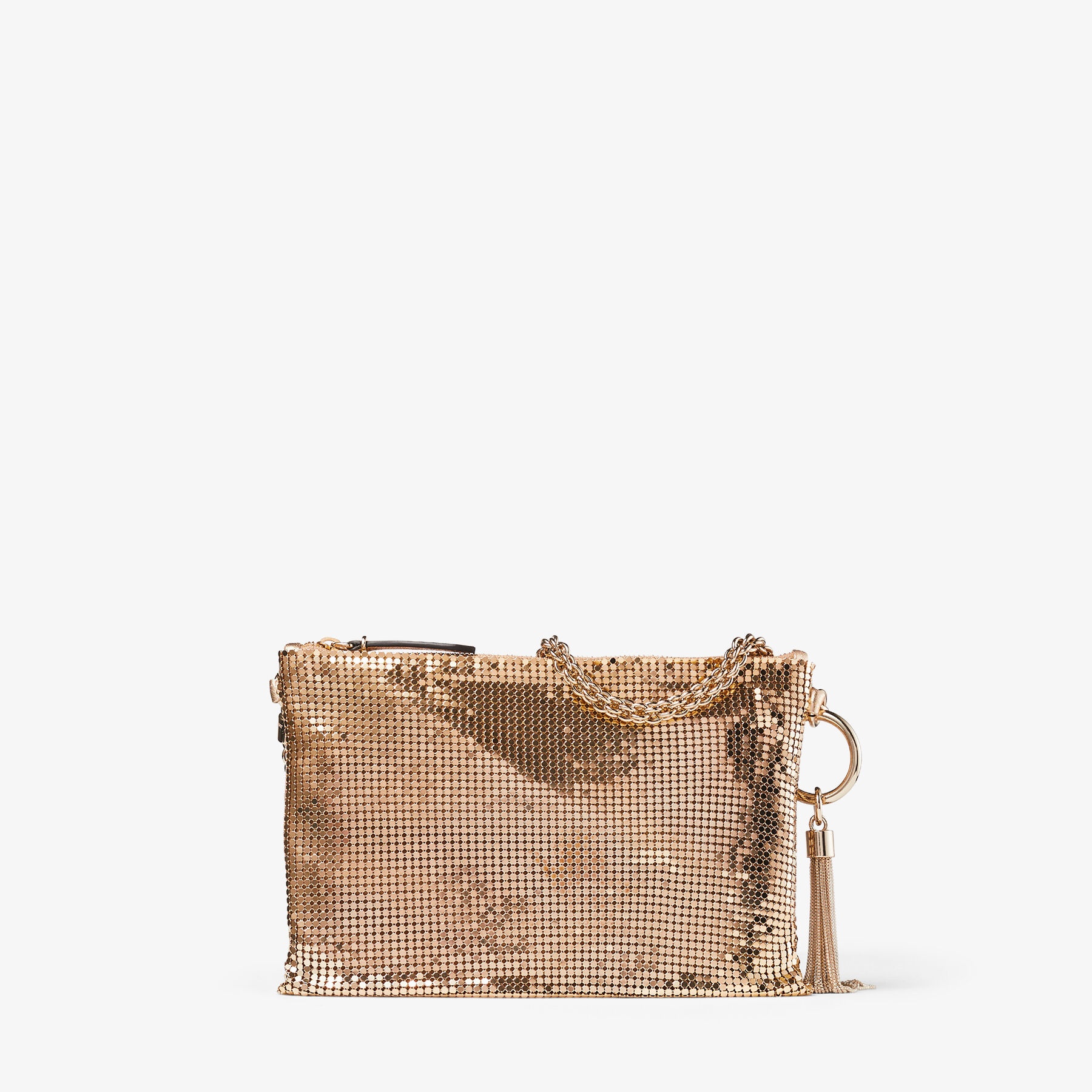 Callie Mini
Gold Mesh Mini Clutch Bag - 7