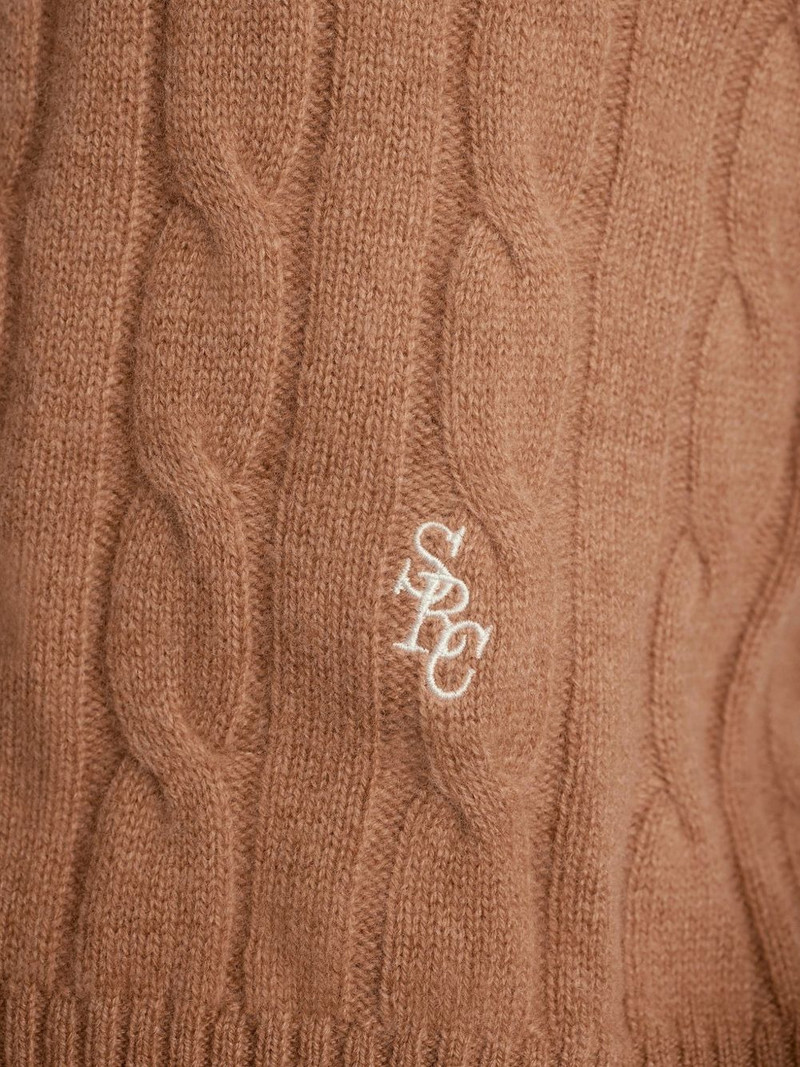 SRC cable-knit buttoned cardigan 4