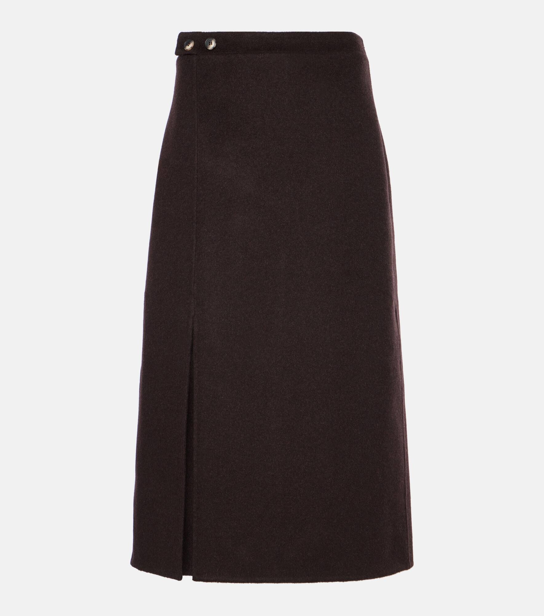 White Label Adrian wool-blend midi skirt - 1