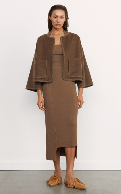 BY MALENE BIRGER Asymetrical Maxi Skirt brown outlook